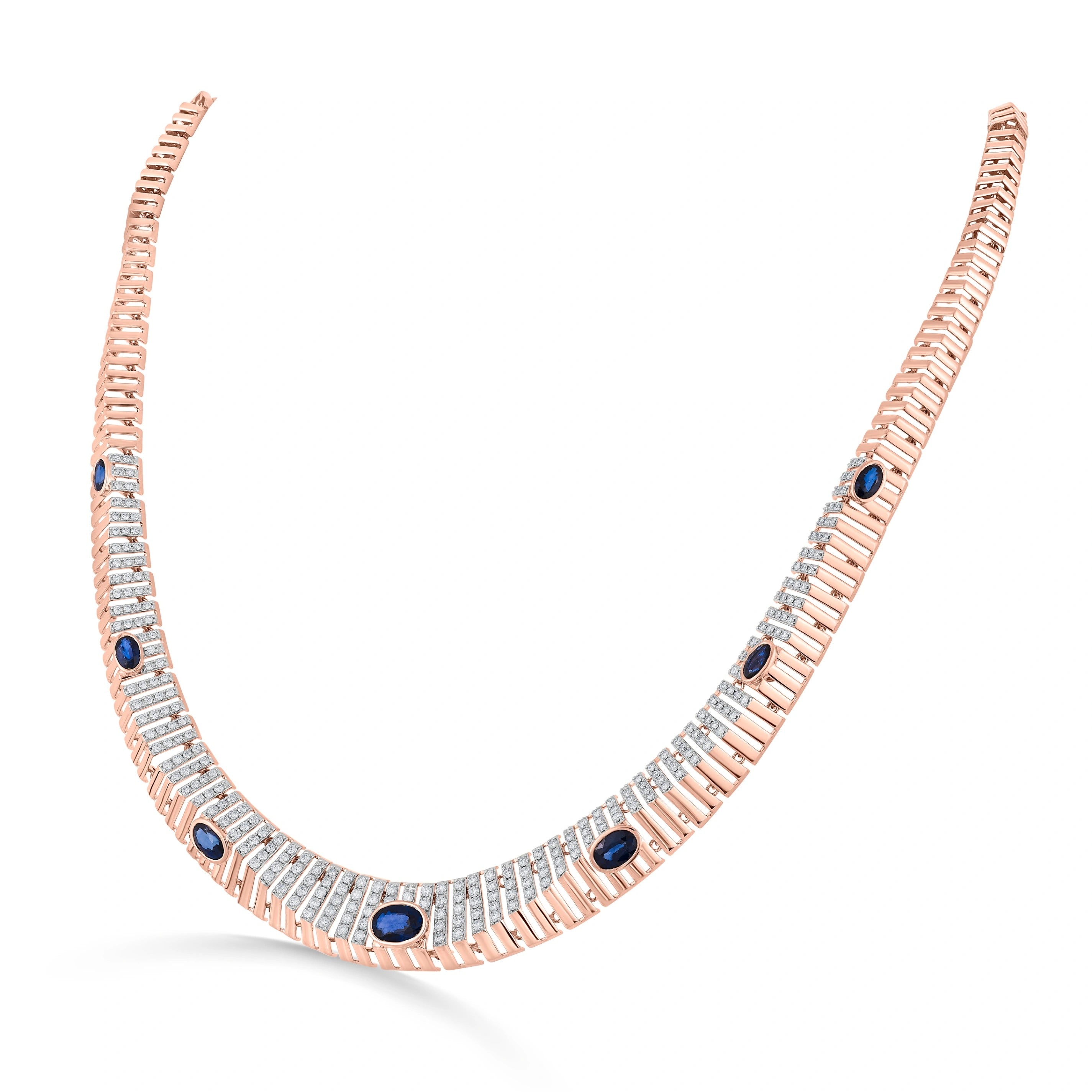 Tryst Midnight Luxe Collar Necklace - Zen Diamond India