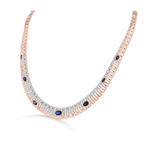 Tryst Midnight Luxe Collar Necklace - Zen Diamond India