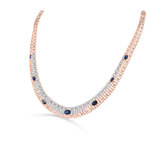 Tryst Midnight Luxe Collar Necklace - Zen Diamond India