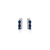 Toren Sapphire Glow Hoops - Zen Diamond India