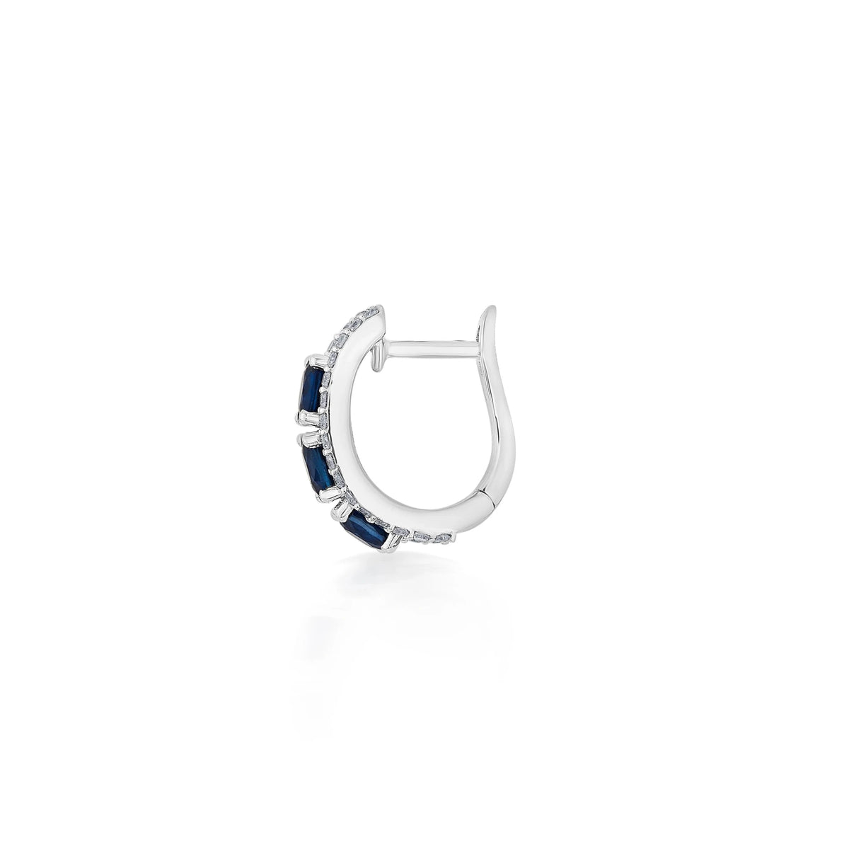 Toren Sapphire Glow Hoops - Zen Diamond India