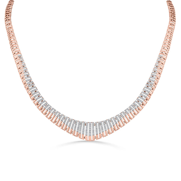 Tryst Radiant Cascade Necklace - Zen Diamond India