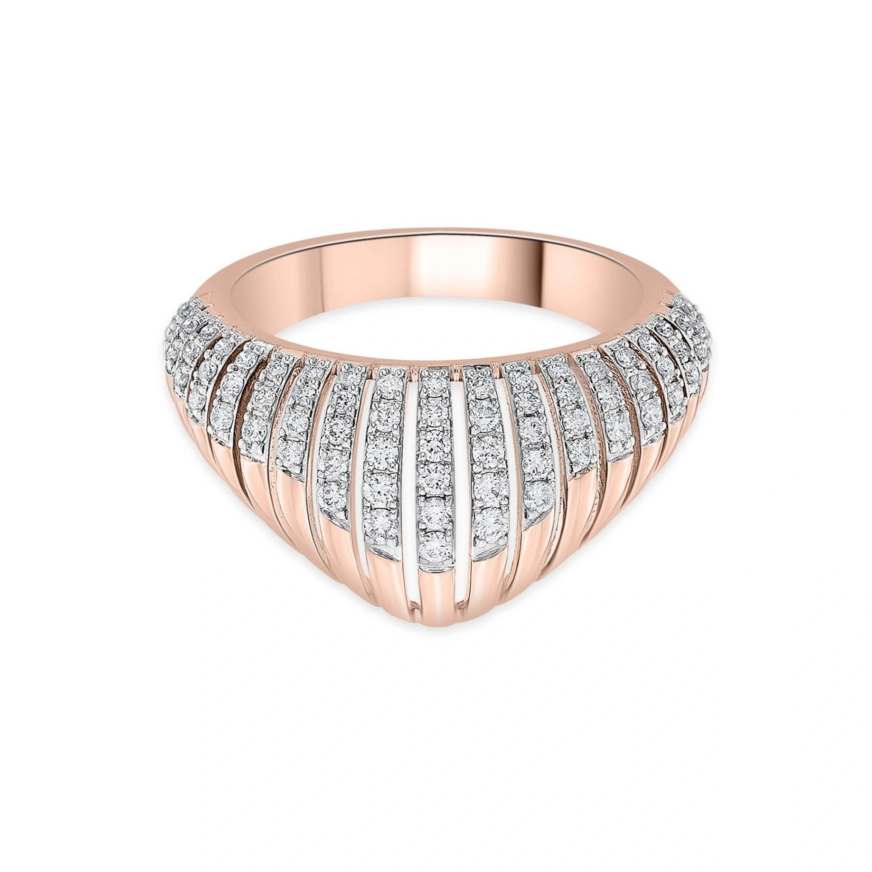Tryst Radiant Crest Diamond Ring - Zen Diamond India
