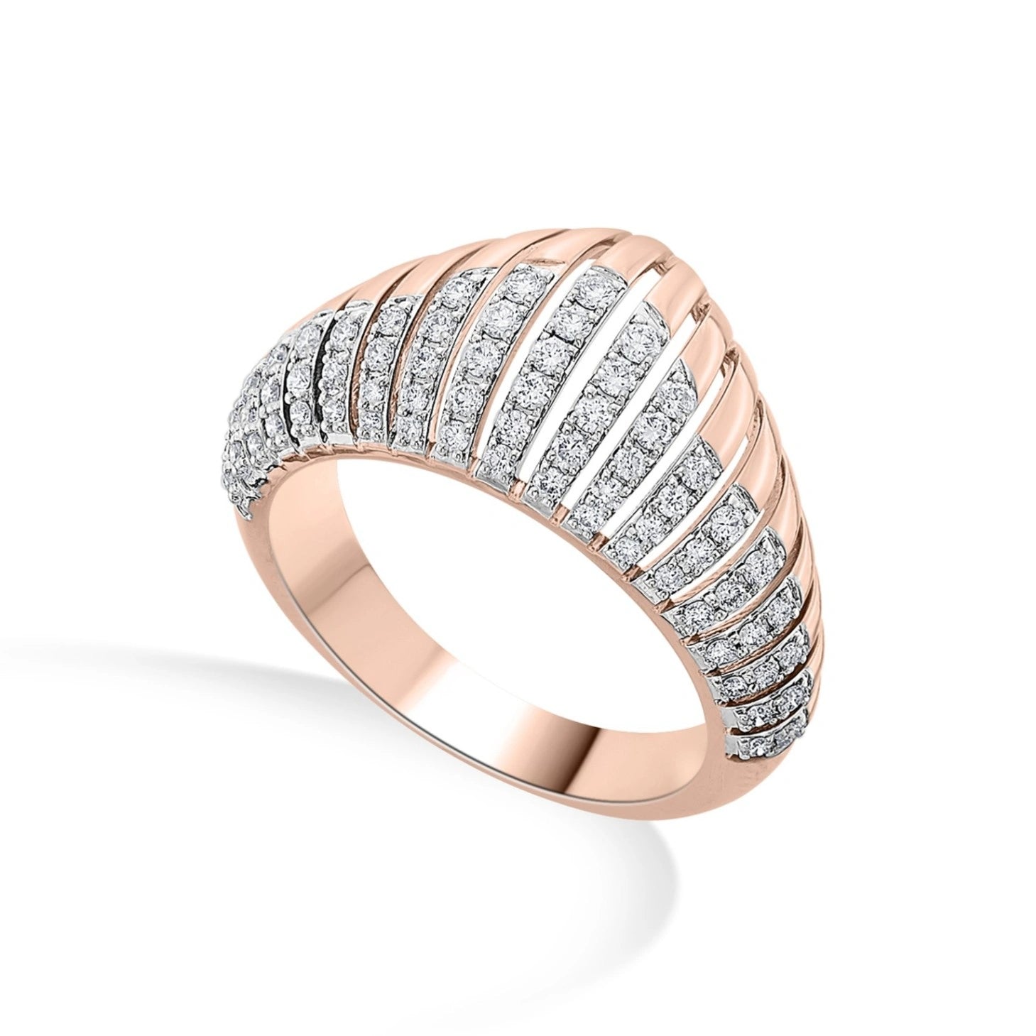 Tryst Radiant Crest Diamond Ring - Zen Diamond India