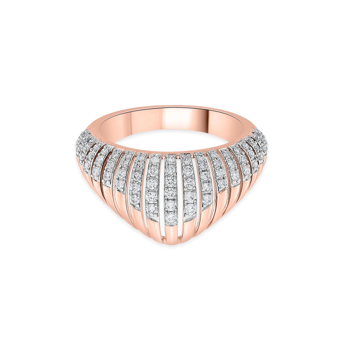 Tryst Radiant Crest Diamond Ring - Zen Diamond India