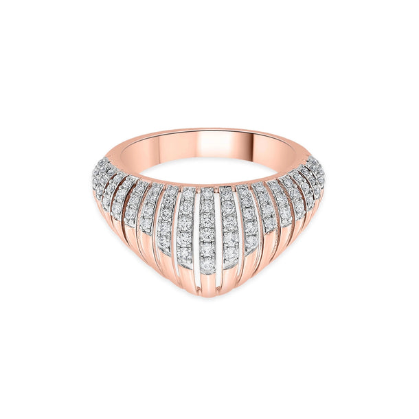 Tryst Radiant Crest Diamond Ring - Zen Diamond India
