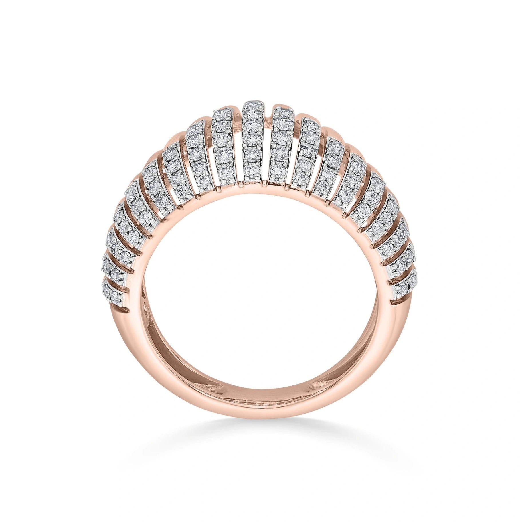 Tryst Radiant Crest Diamond Ring - Zen Diamond India