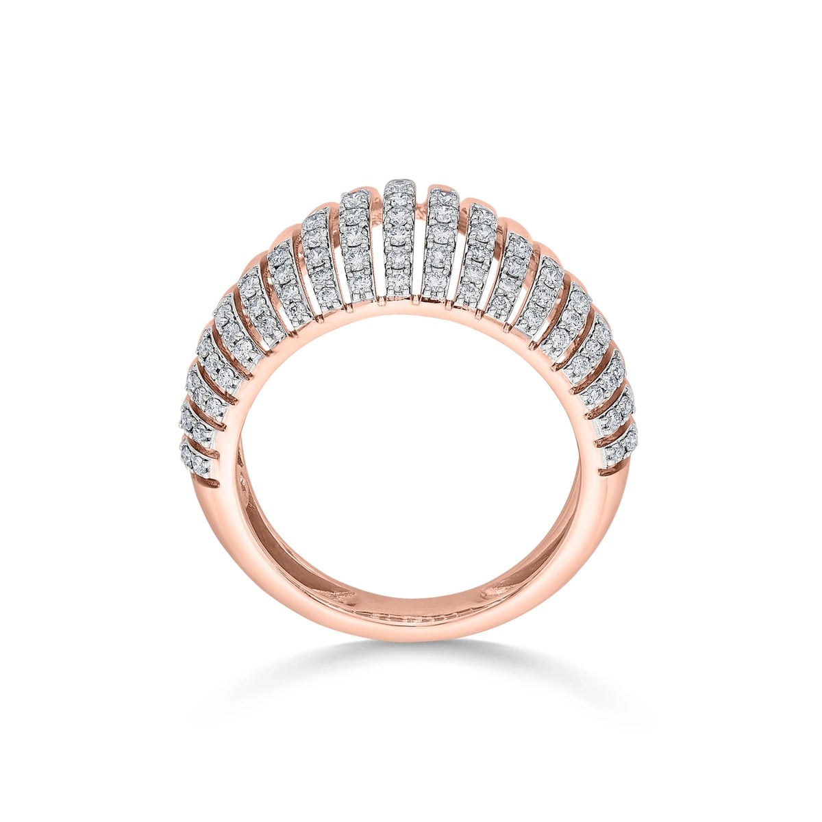 Tryst Radiant Crest Diamond Ring - Zen Diamond India