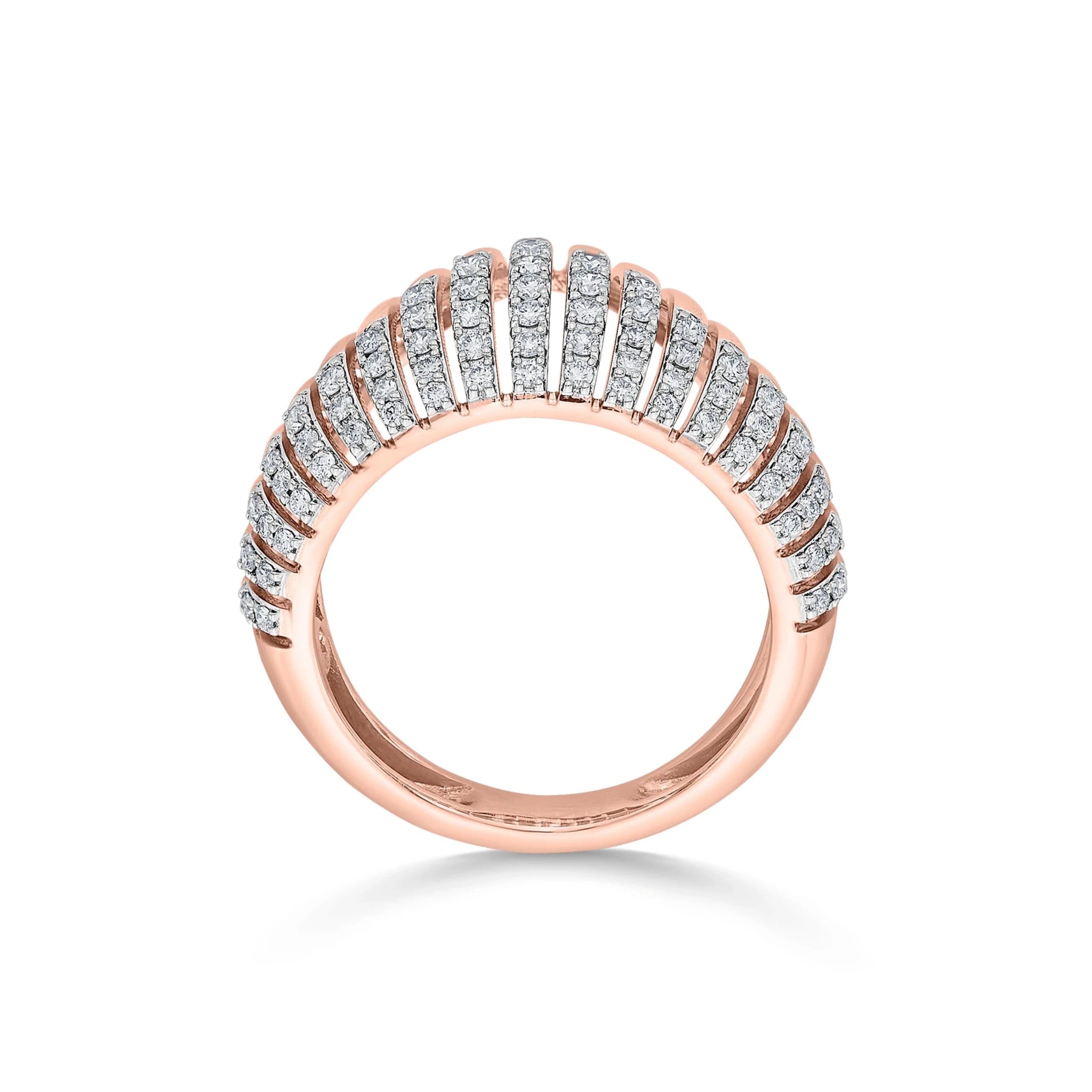 Tryst Radiant Crest Diamond Ring - Zen Diamond India