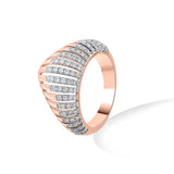 Tryst Radiant Crest Diamond Ring - Zen Diamond India