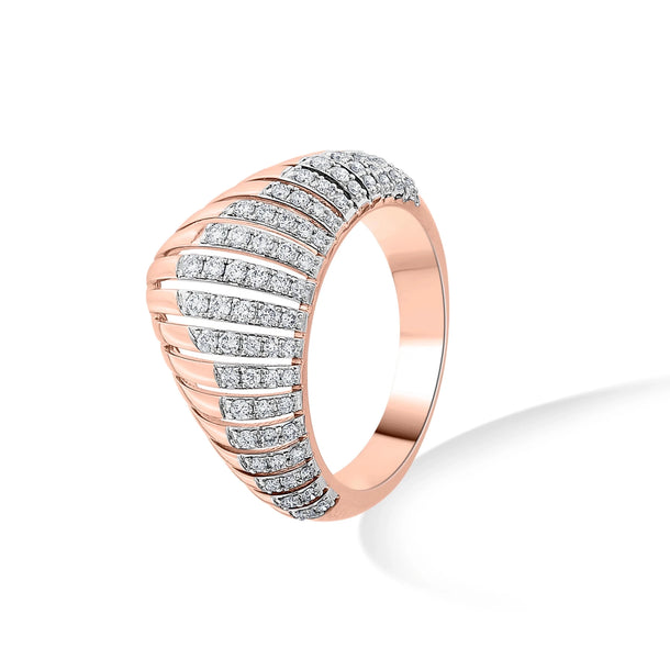 Tryst Radiant Crest Diamond Ring - Zen Diamond India