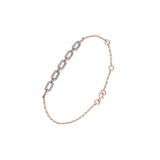 Cuban Linked Spark Elegance Bracelet - Zen Diamond India