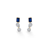 Toren Sapphire Cascade Drops - Zen Diamond India