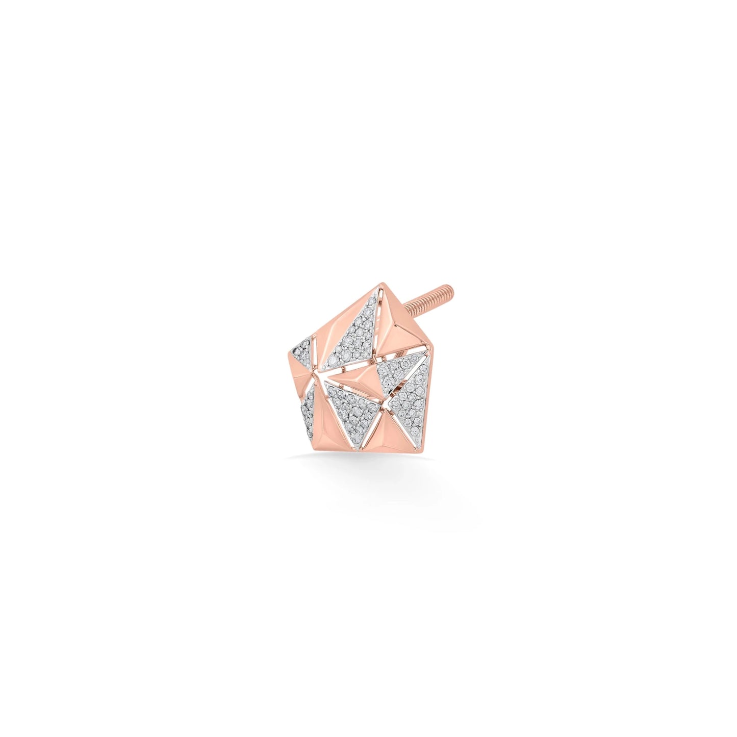Tryst Geometrically Prismatic Galaxy Studs - Zen Diamond India