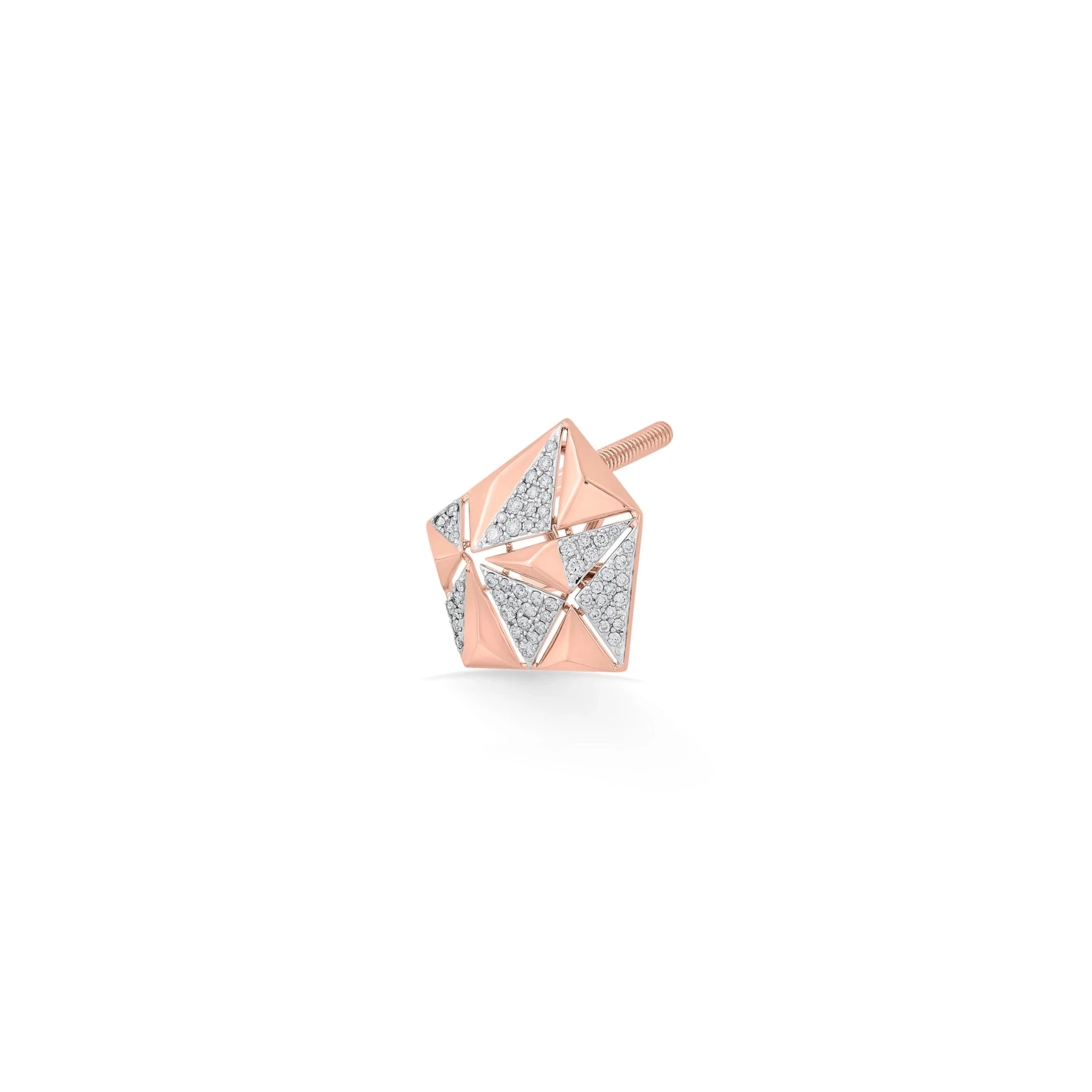 Tryst Geometrically Prismatic Galaxy Studs - Zen Diamond India
