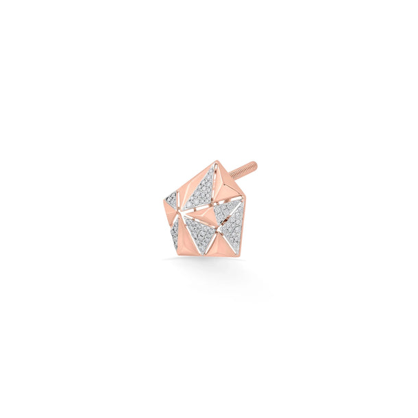 Tryst Geometrically Prismatic Galaxy Studs - Zen Diamond India