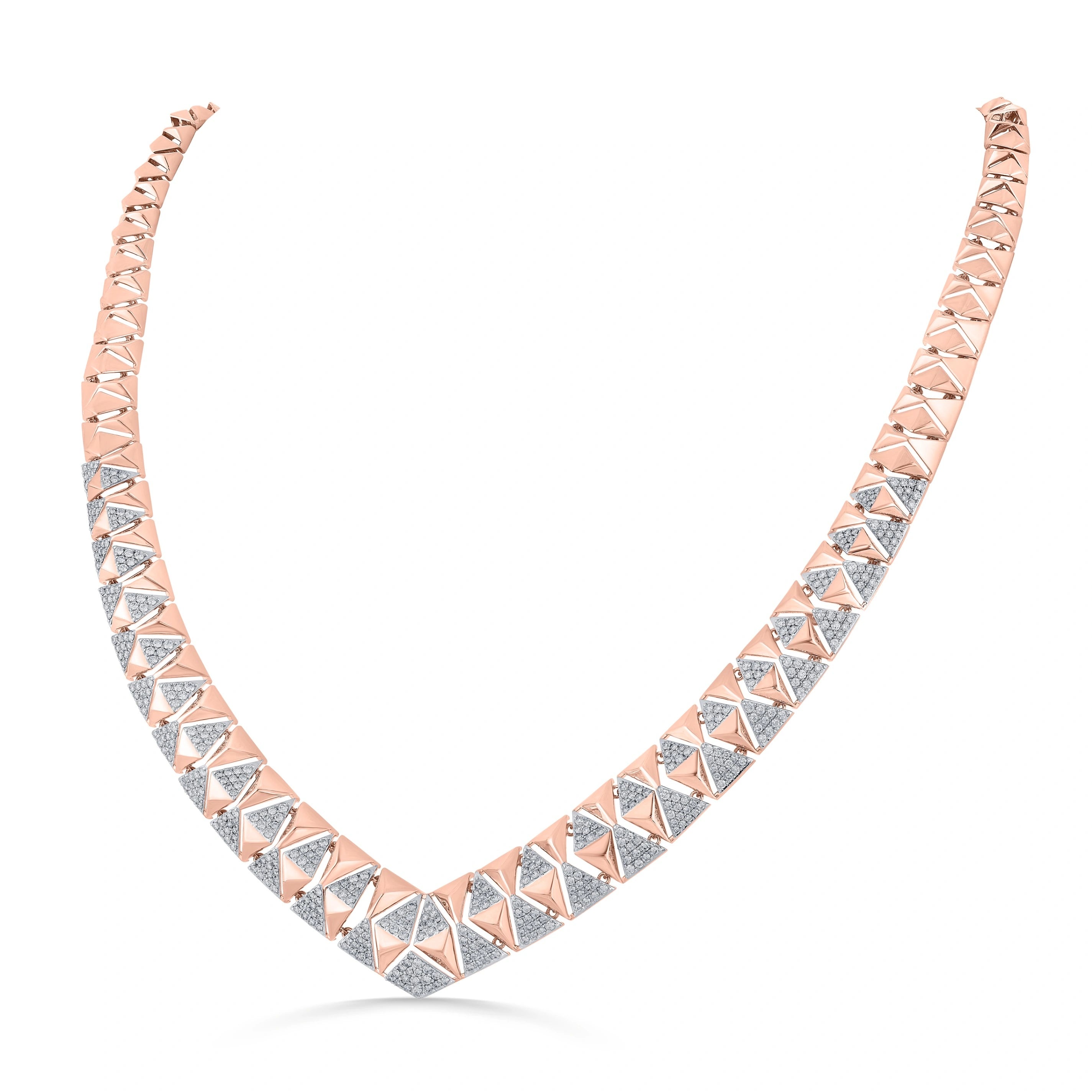 Tryst Prism Royale Necklace - Zen Diamond India