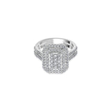 Enchante Regal Radiance Halo Diamond Ring - Zen Diamond India