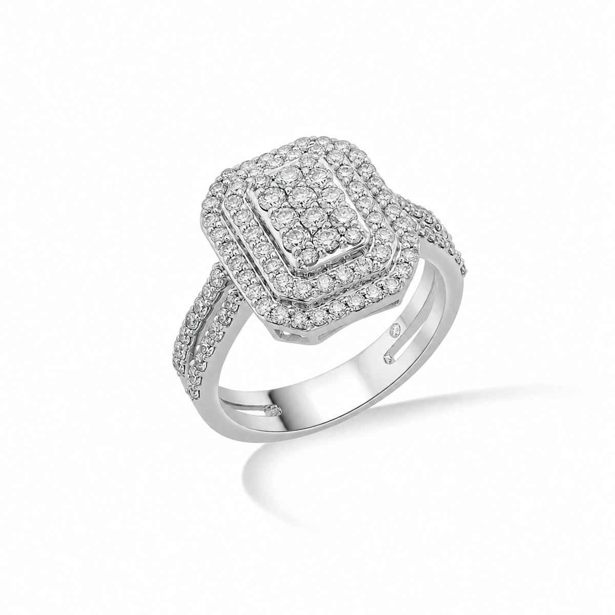 Enchante Regal Radiance Halo Diamond Ring