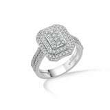 Enchante Regal Radiance Halo Diamond Ring