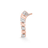 Tryst Modern Contour Earrings - Zen Diamond India
