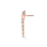 Tryst Modern Contour Earrings - Zen Diamond India