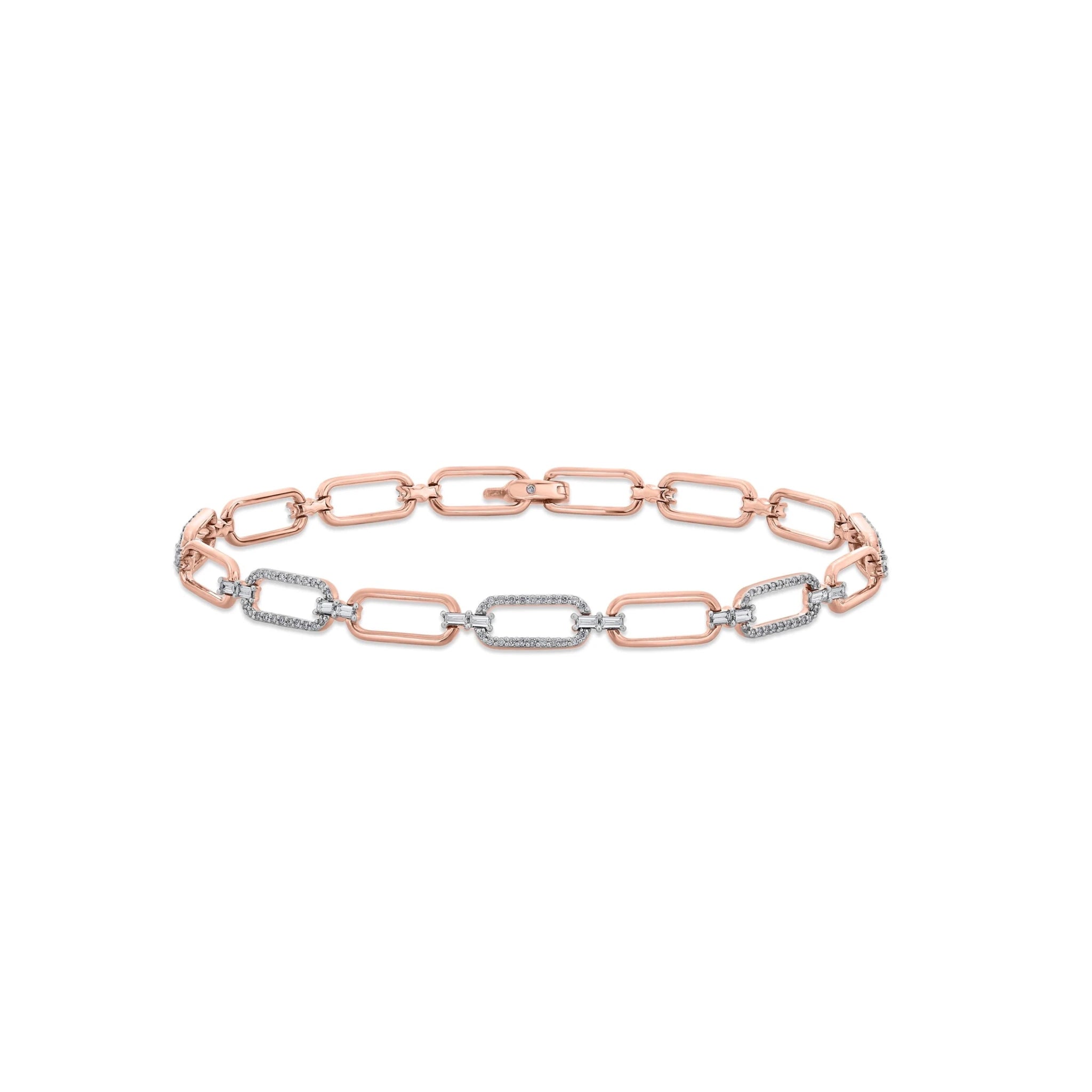 Cuban Modern Link Spark Bracelet - Zen Diamond India