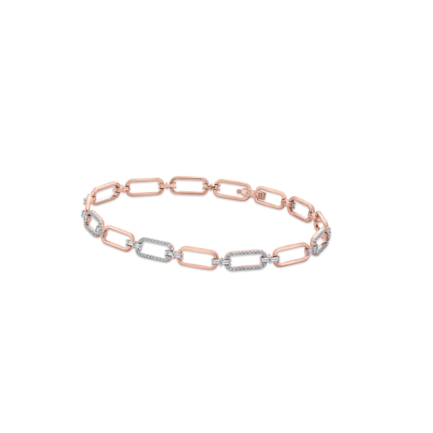 Cuban Modern Link Spark Bracelet - Zen Diamond India