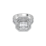 Enchante Radiant Octa Halo Ring - Zen Diamond India