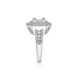 Enchante Radiant Octa Halo Ring - Zen Diamond India