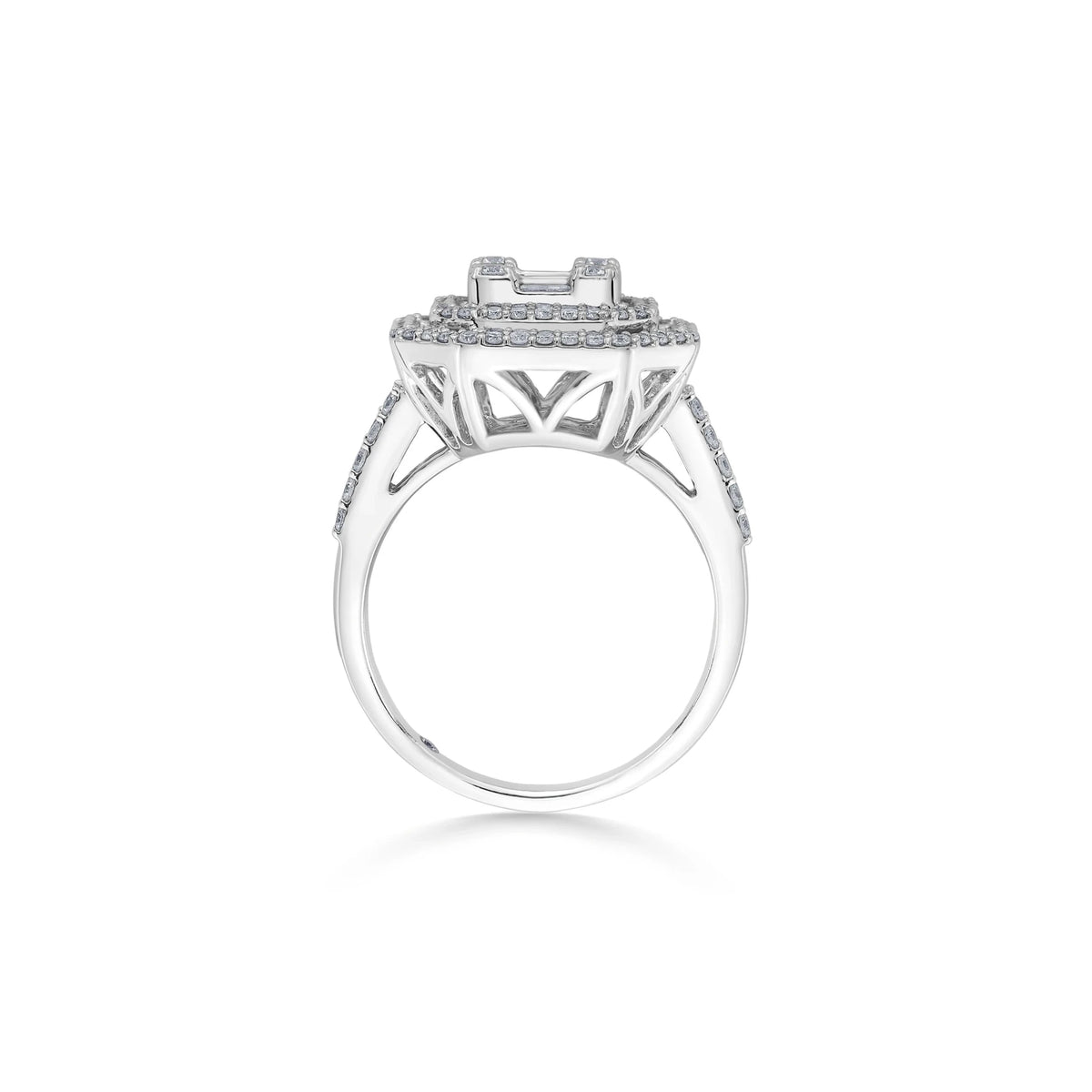 Enchante Radiant Octa Halo Ring - Zen Diamond India