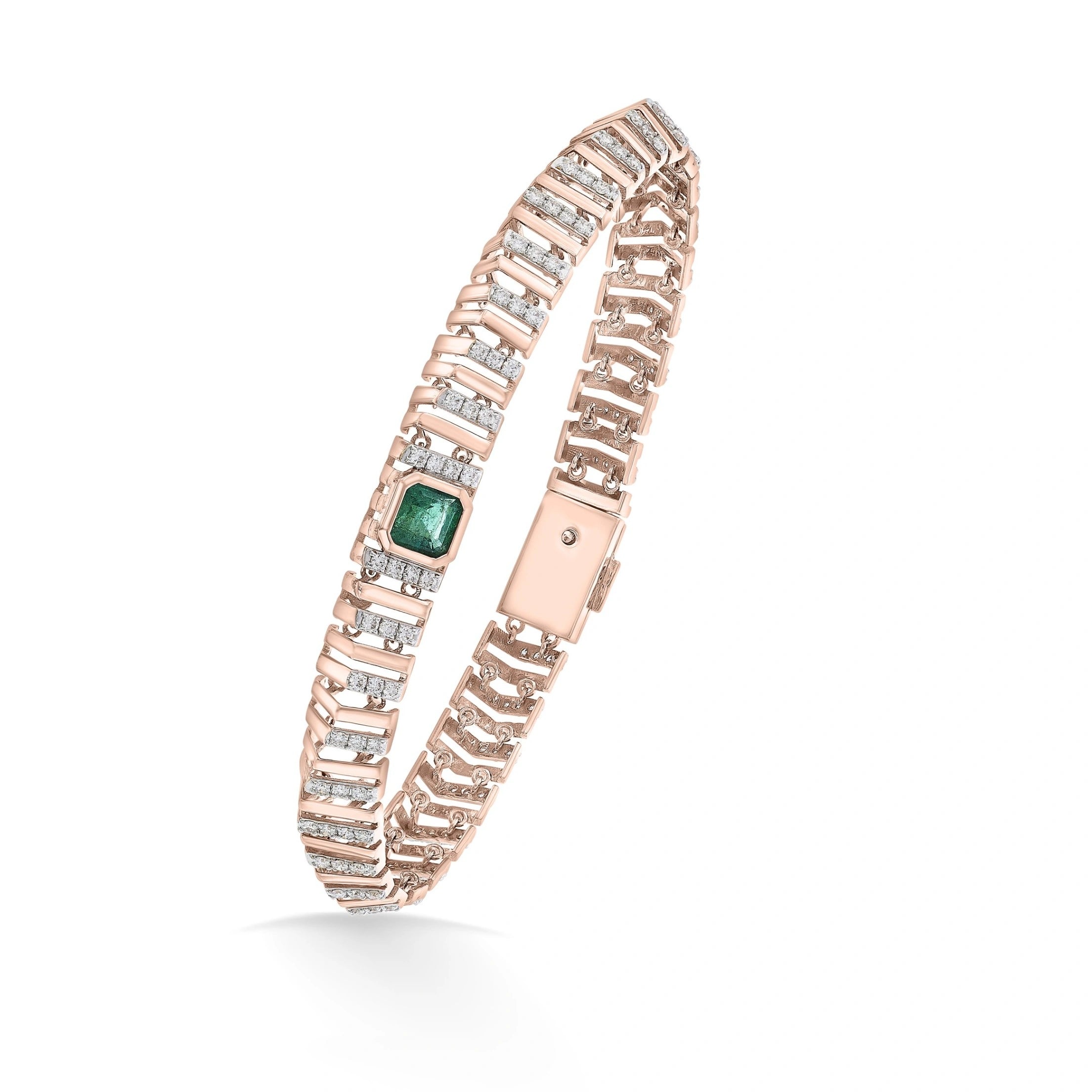 Tryst Emerald Eclipse Bracelet - Zen Diamond India