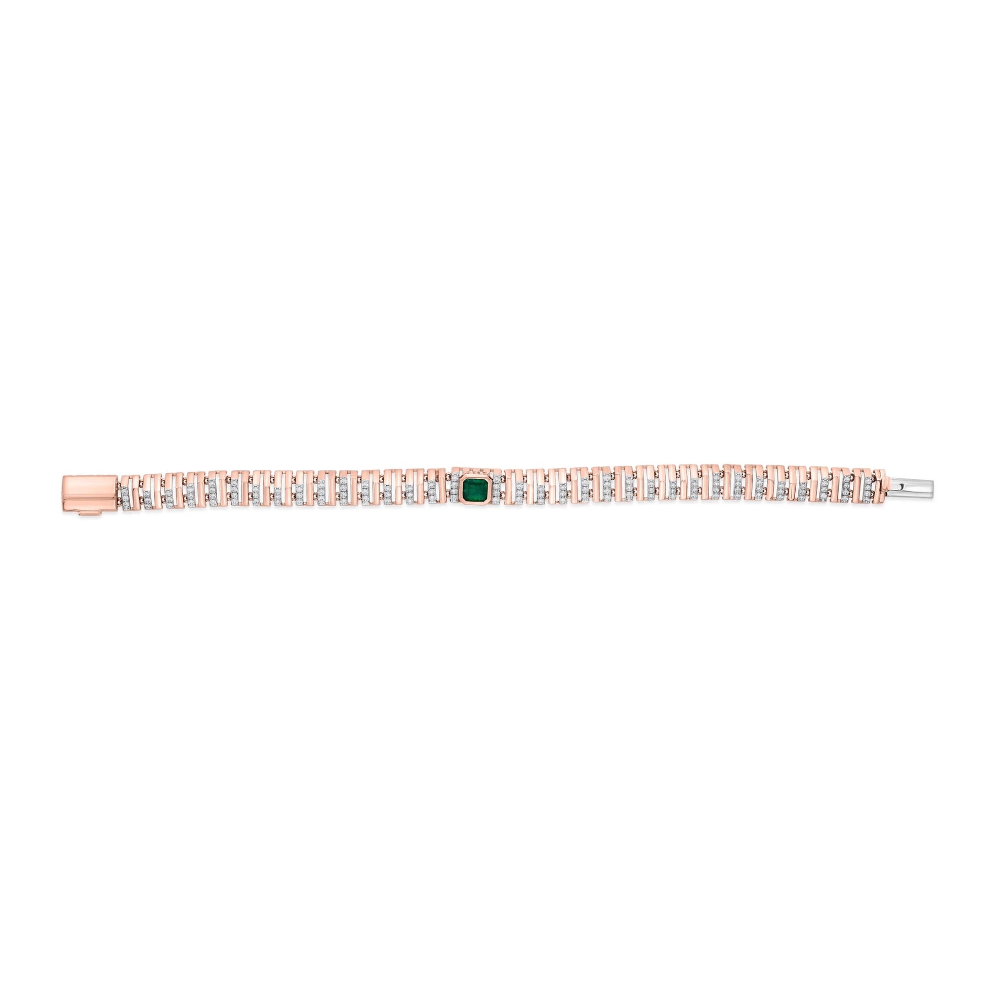 Tryst Emerald Eclipse Bracelet - Zen Diamond India