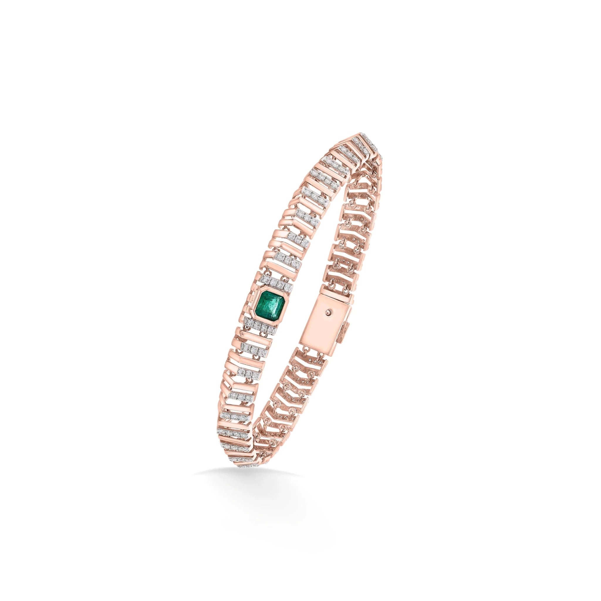 Tryst Emerald Eclipse Bracelet - Zen Diamond India