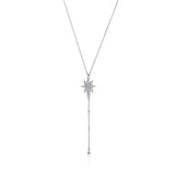 Quirky Celestial Starburst Drop Pendant - Zen Diamond India