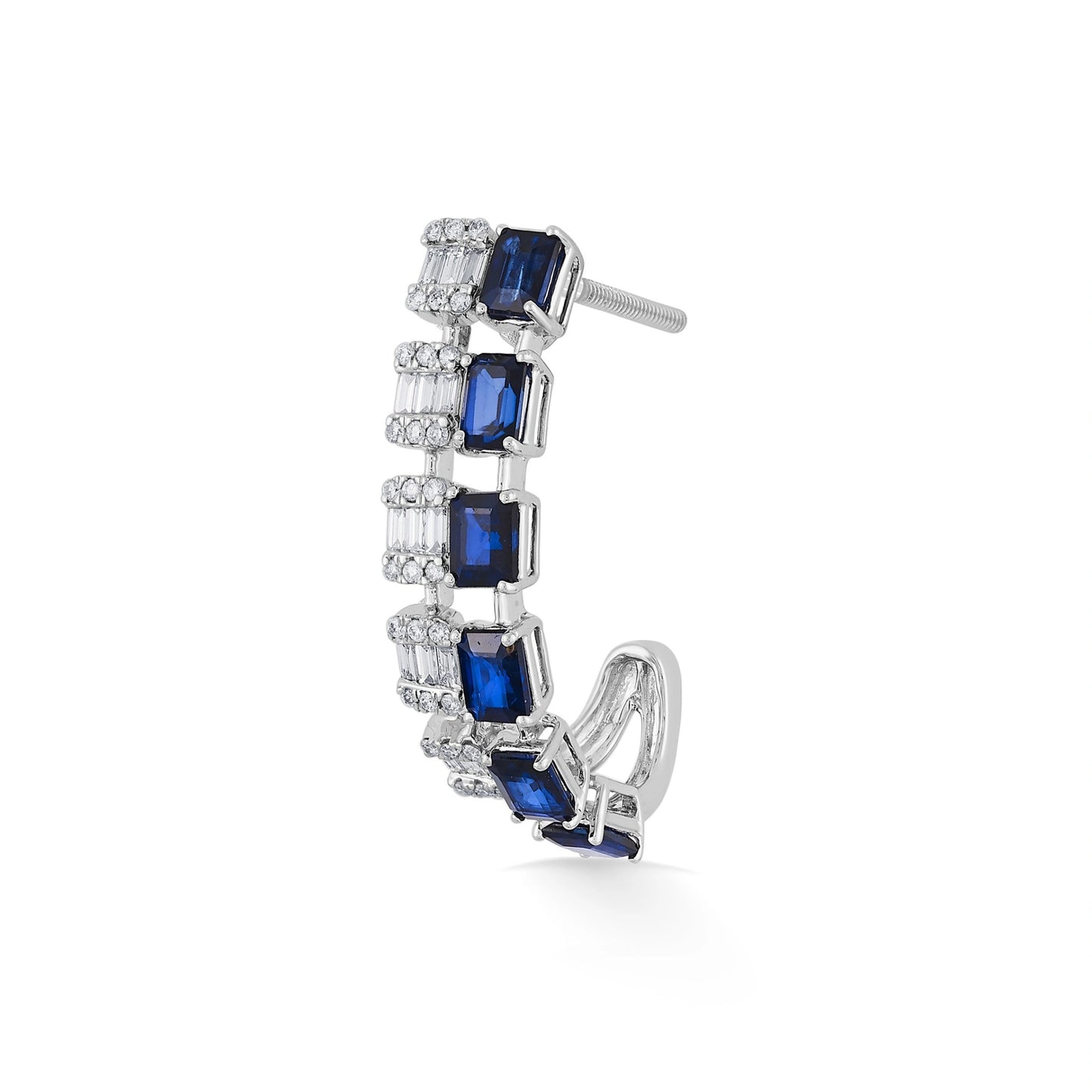 Tryst Midnight Glam Rise Earrings - Zen Diamond India