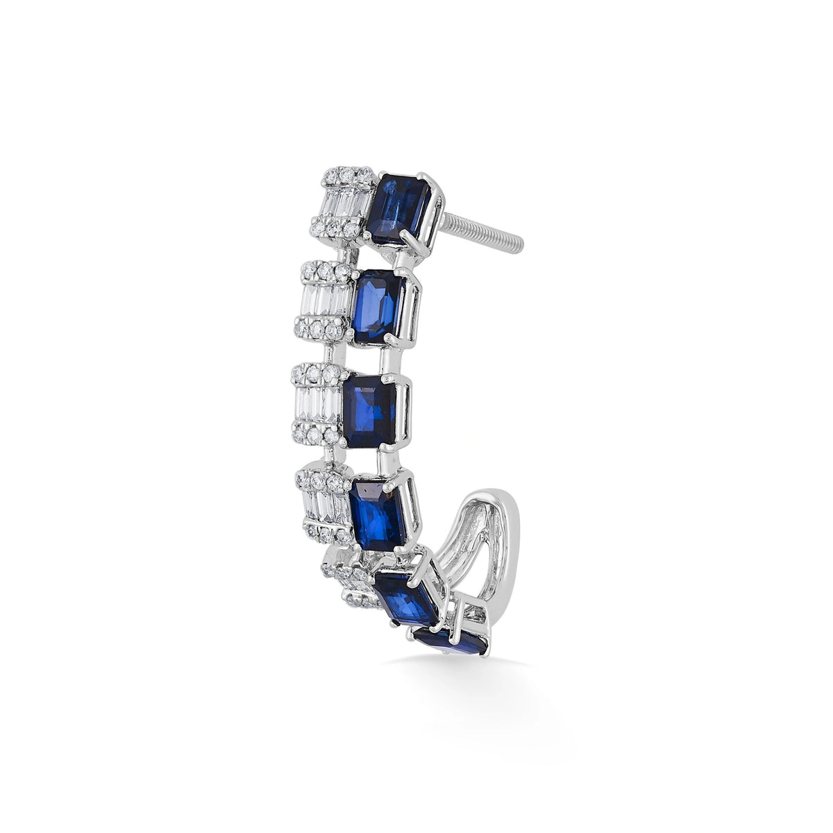 Tryst Midnight Glam Rise Earrings - Zen Diamond India