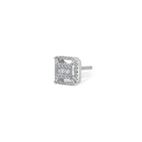 Classic Regal Square Spark Diamond Earrings - Zen Diamond India