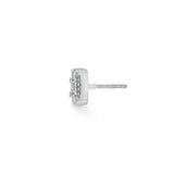 Classic Regal Square Spark Diamond Earrings - Zen Diamond India