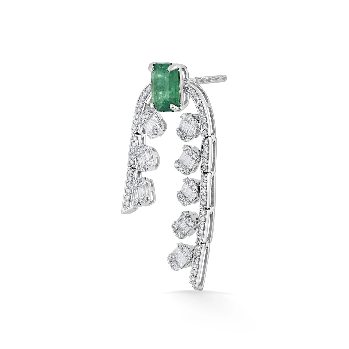 Tryst Regal Spark Ascend Earrings - Zen Diamond India