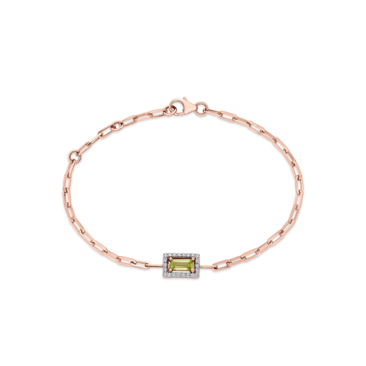 Color Pop Olive Spark Frame Bracelet - Zen Diamond India