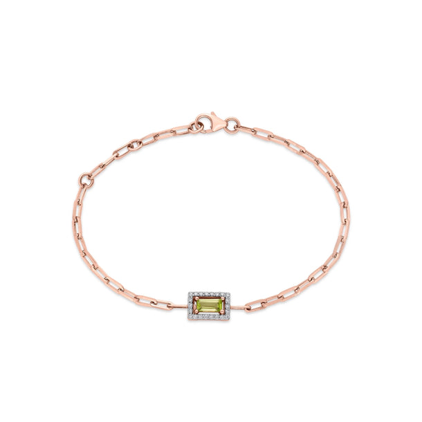 Color Pop Olive Spark Frame Bracelet - Zen Diamond India