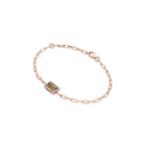 Color Pop Olive Spark Frame Bracelet - Zen Diamond India