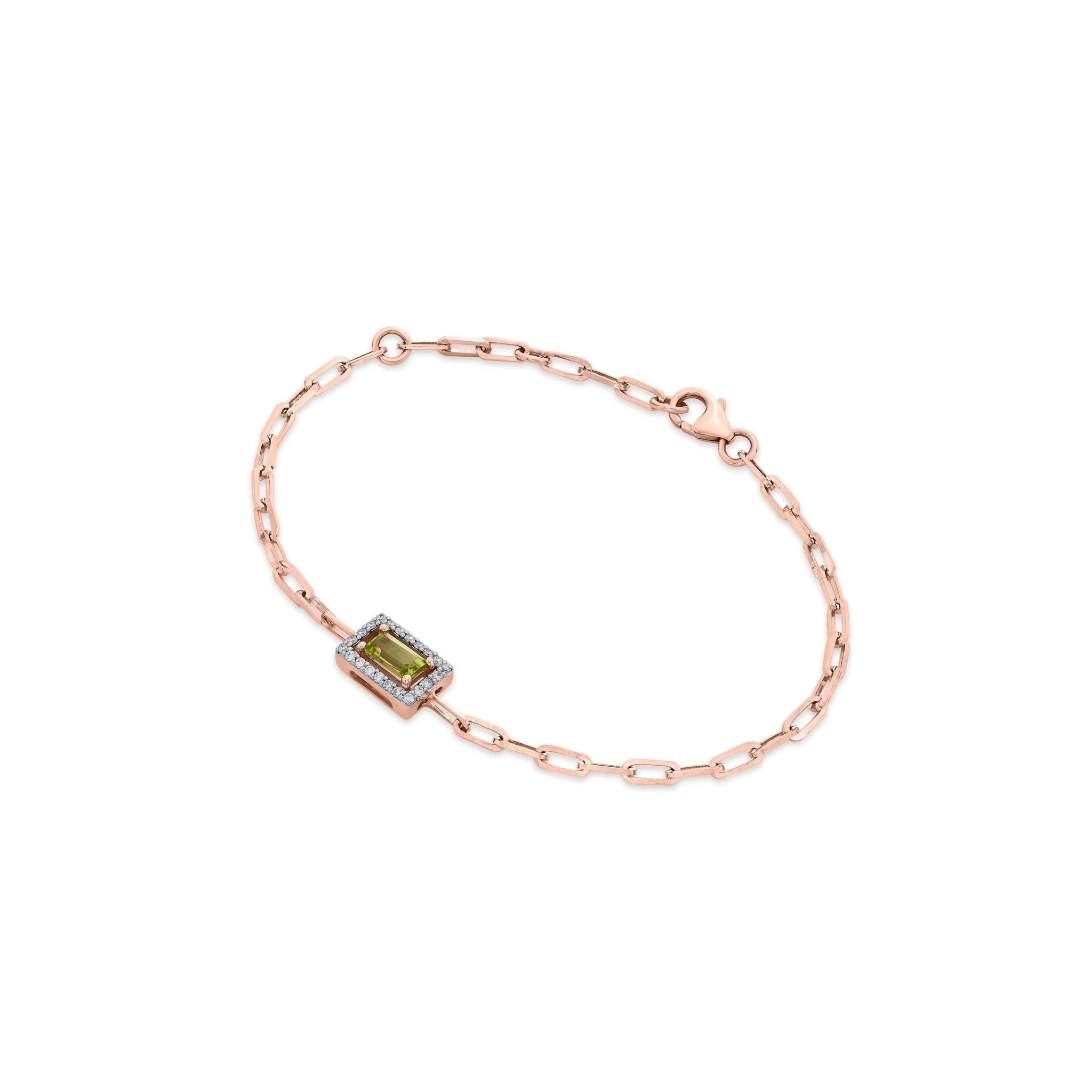 Color Pop Olive Spark Frame Bracelet - Zen Diamond India