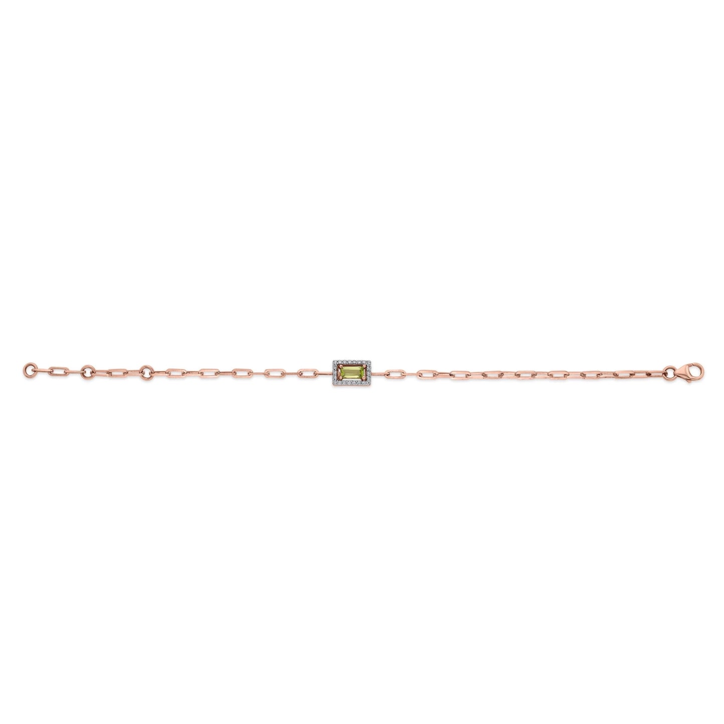 Color Pop Olive Spark Frame Bracelet - Zen Diamond India