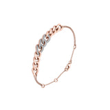 Cuban Triple Link Spark Bracelet - Zen Diamond India
