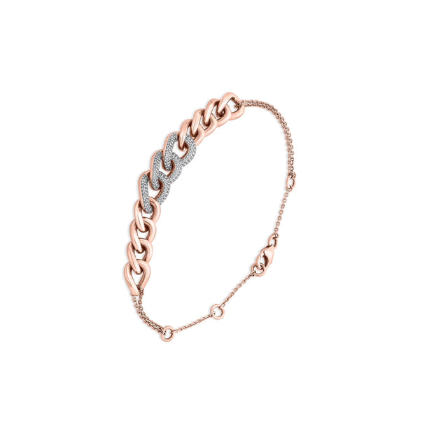 Cuban Triple Link Spark Bracelet - Zen Diamond India