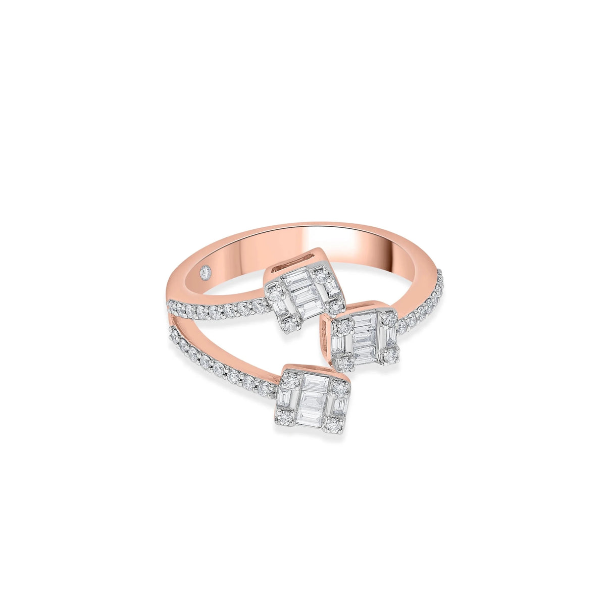 Classic Trinity Spark Ring - Zen Diamond India