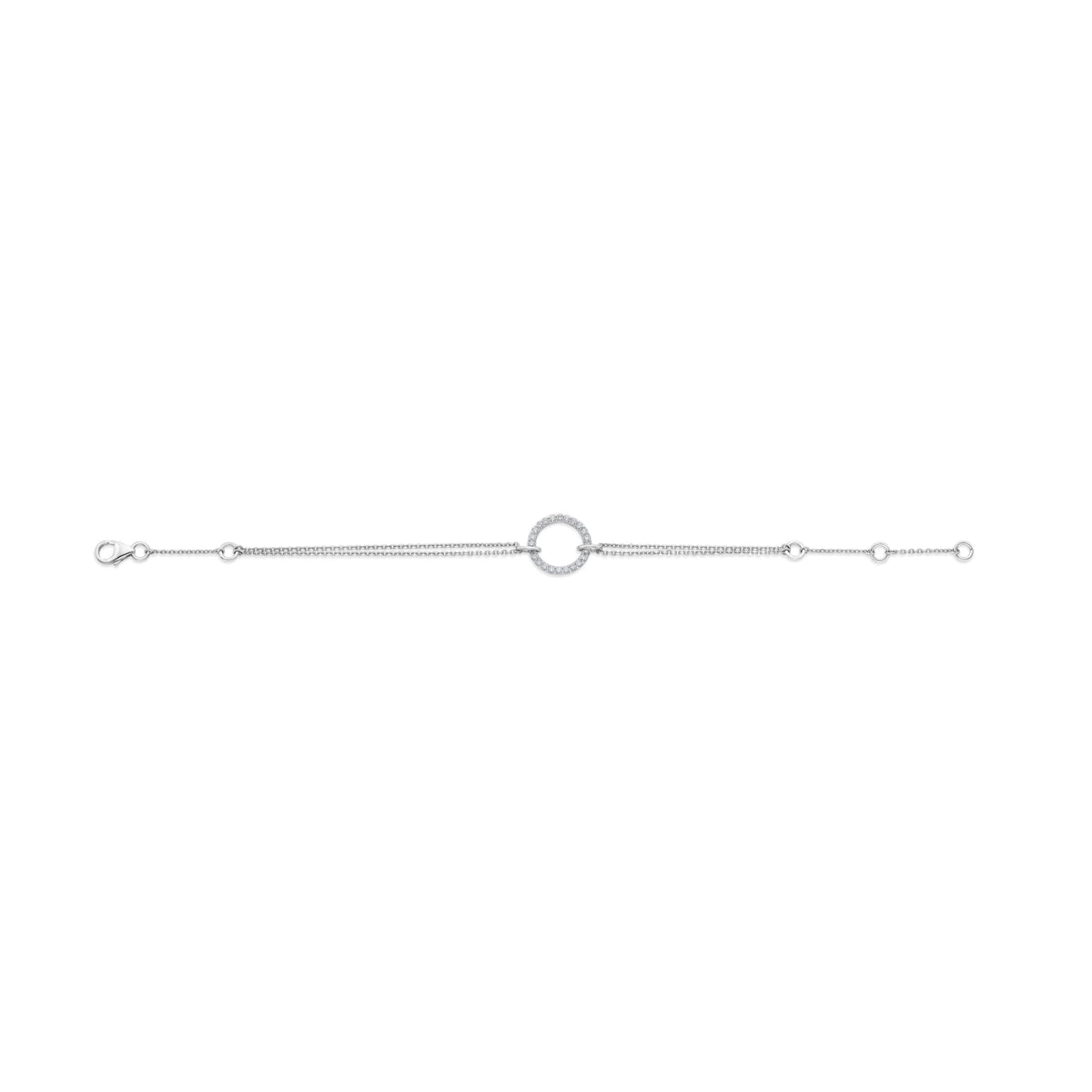 Sassy Halo Spark Bracelet - Zen Diamond India