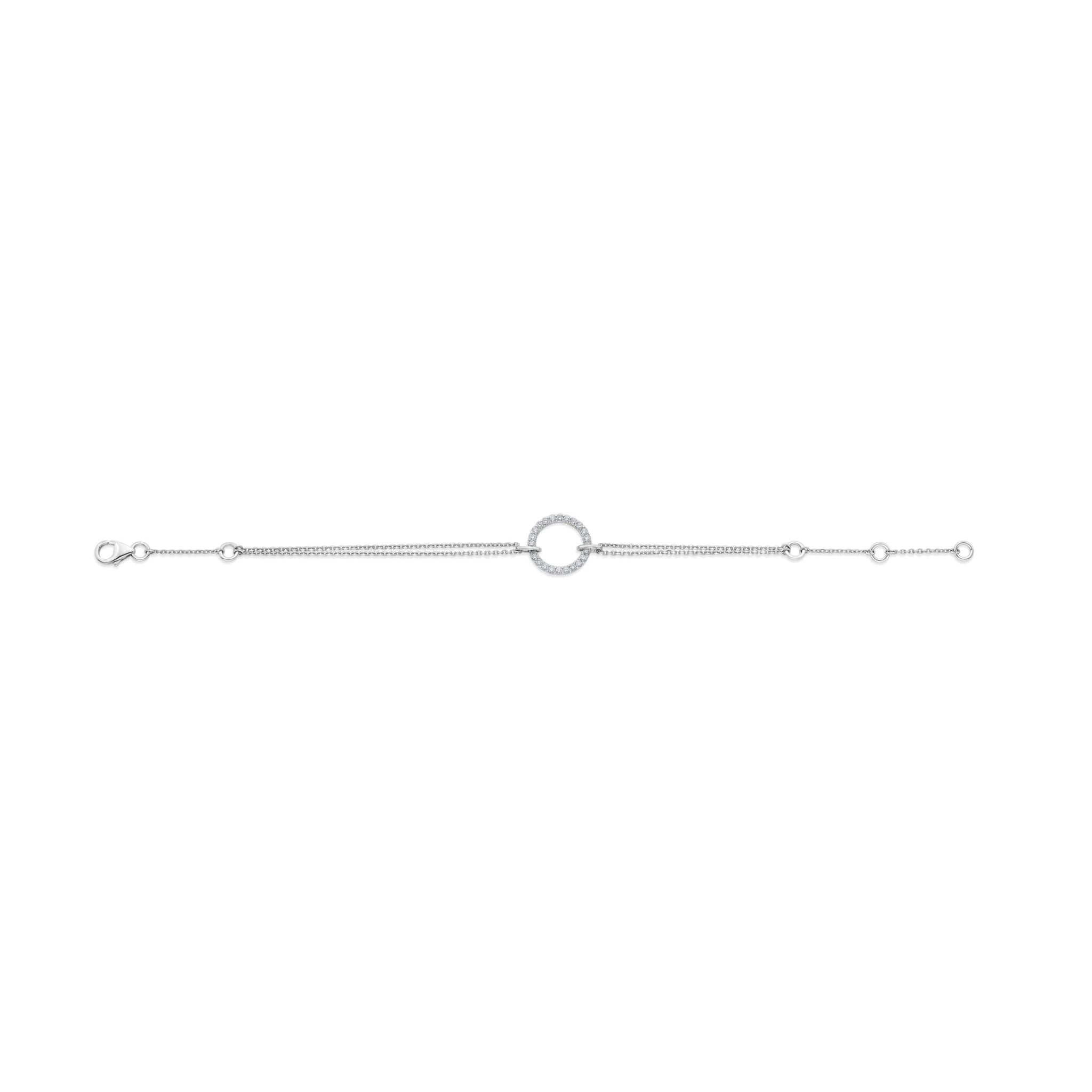 Sassy Halo Spark Bracelet - Zen Diamond India